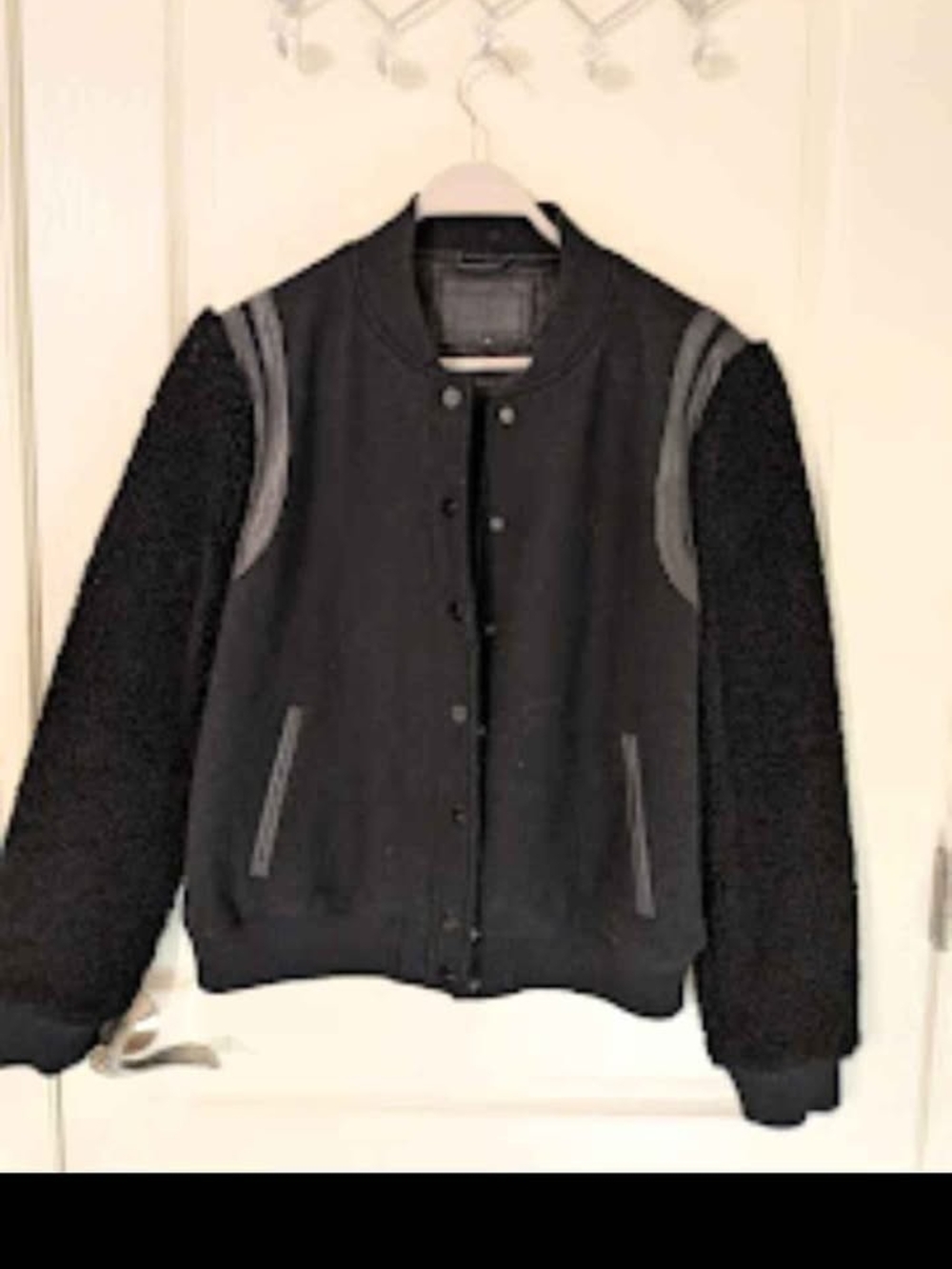 UGG Black Sherpa Bomber